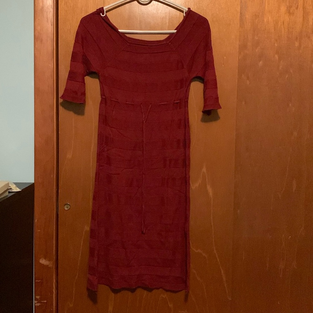 Red Sweater Dress